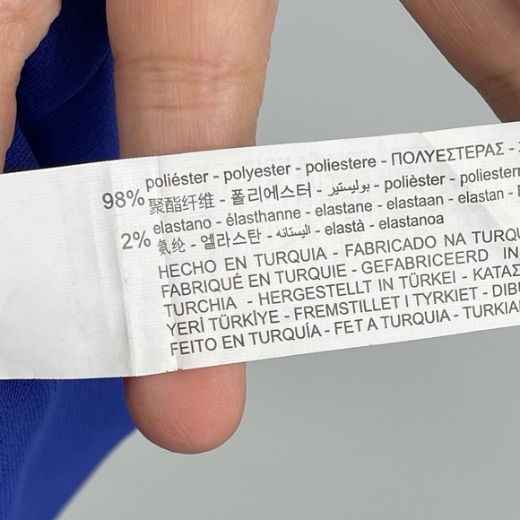 Zara Dress Knotted Halter Dress Size Small Color Blue Sleeveless - Picture 6 of 11